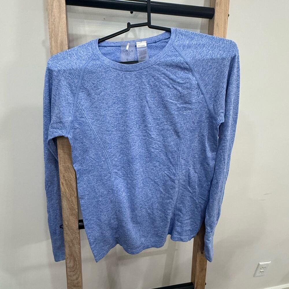 Calia Heather Blue Athletic Top S